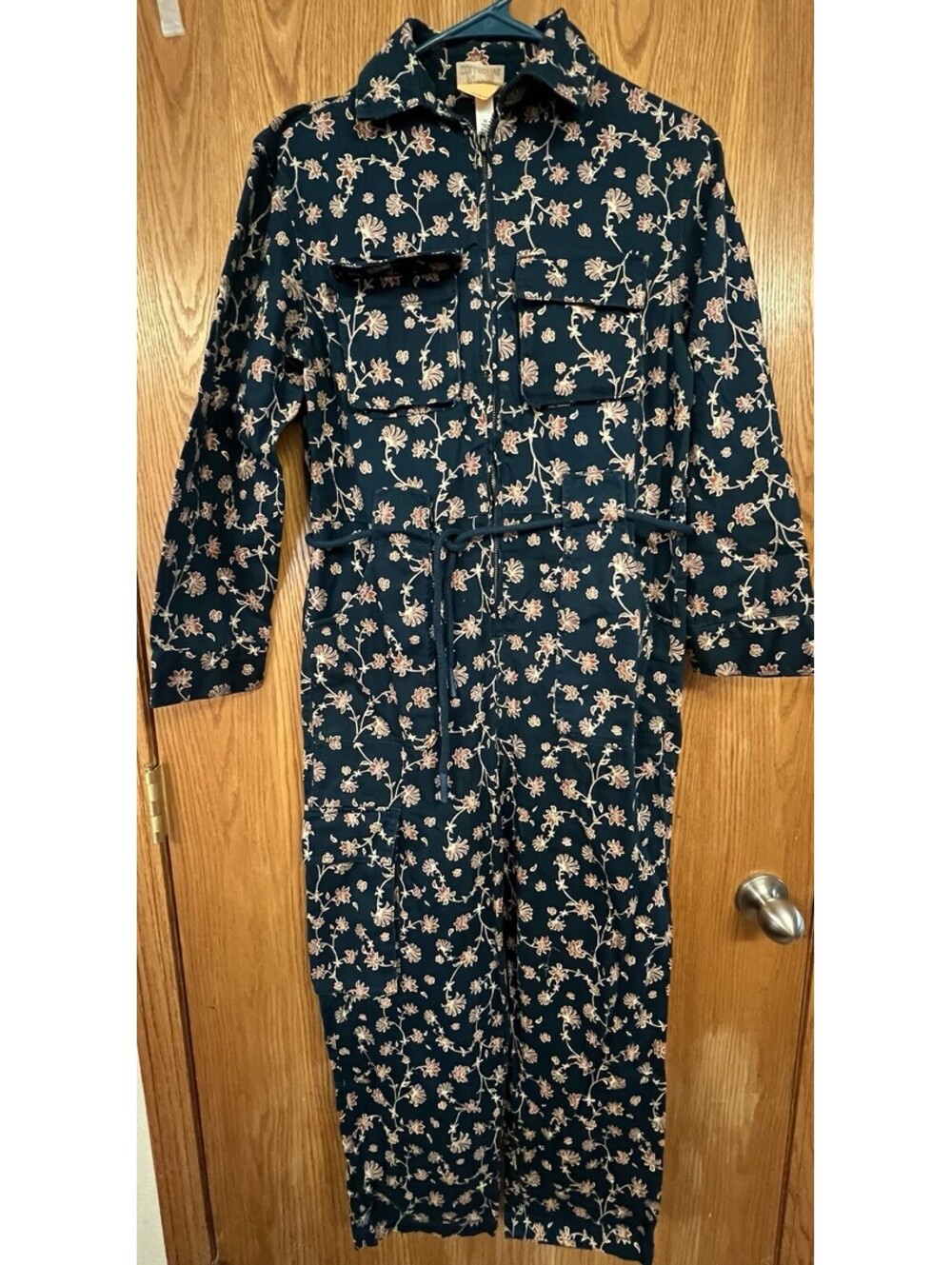 Future Collective Jenny K Lopez Women Long Sleeve Boilersuit Jumpsuit, Floral 00